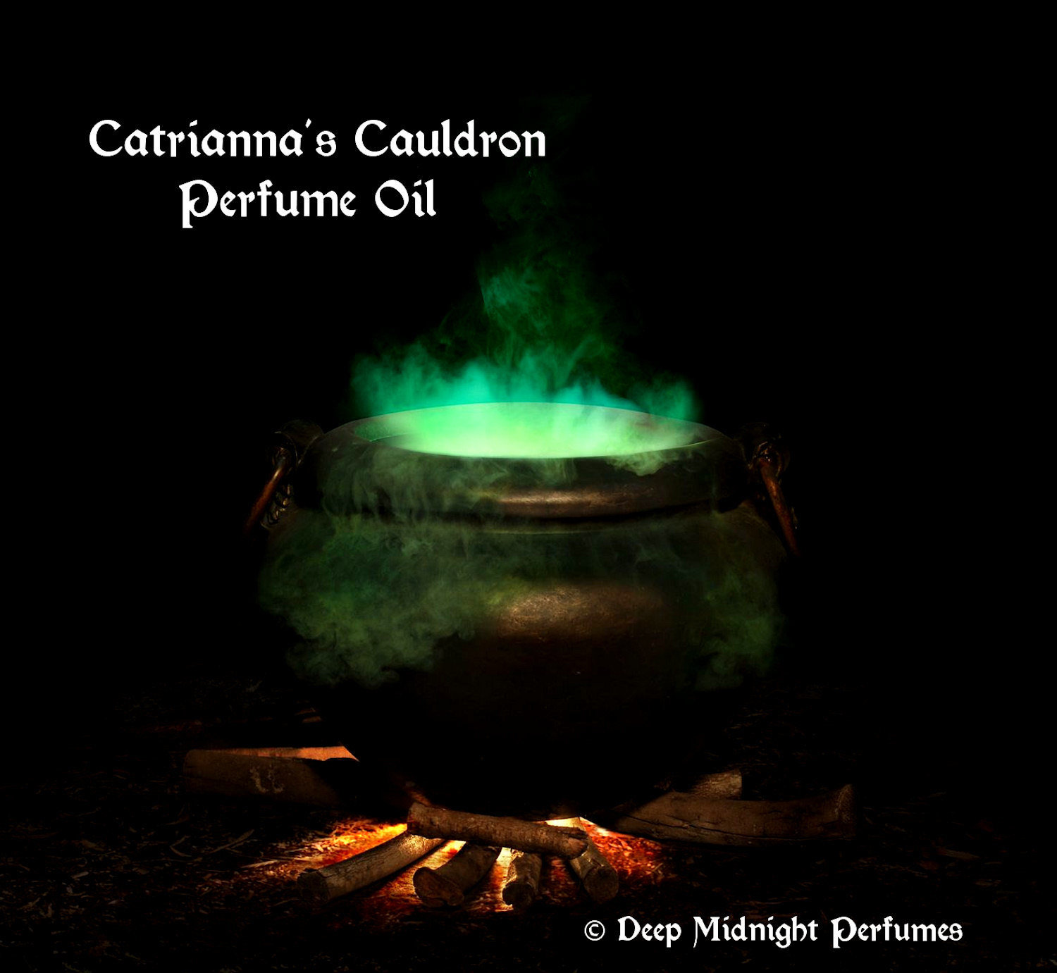 Catrianna's Cauldron™ Perfume Oil - Frankincense, Vanilla, Spices, Sage, Cauldron Smoke - Gothic Perfume