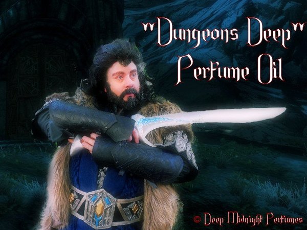 DUNGEONS DEEP Perfume Oil - Moss, Earth, Benzoin, Sweet Tobacco - Inspired by The Hobbit