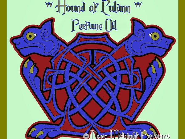 Hound of Culann™ Perfume Oil -  Balsam, Dark Woods, Herbs, Ferns, Leather, Firewood - Fantasy Perfume - Celtic Perfume
