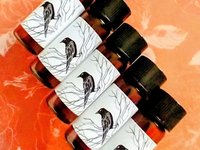 HALLOWEEN FEAST™ Perfume Sample Set # 6 - Deep Midnight Perfumes - Halloween Perfume - half dram (2ml) vials
