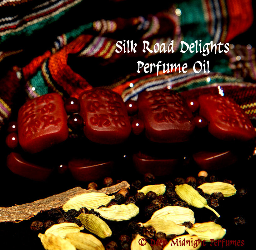 SILK ROAD DELIGHTS™ Perfume Oil - Eastern Sandalwood, Frankincense, Myrrh, Spices - Marco Polo