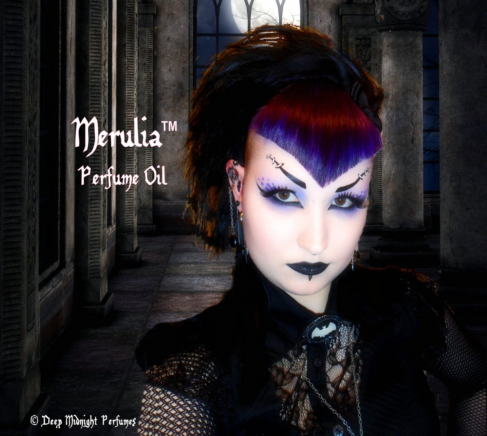 MERULIA™ Perfume Oil - Egyptian Amber, Tobacco, Blackberries, Dark Woods, Smoked Cedarwood - Gothic Perfume - Fantasy Perfume